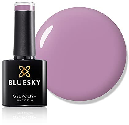 Bluesky Gel Nail Polish, Light Stone A091, Light Pink Purple, Long Lasting, Chip Resistant, 10 ml (Requires Drying Under UV LED Lamp)