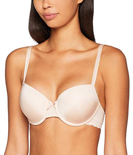 s.Oliver Damen Schalen-BH klassisch, verzierte Träger, nahtlos vorgeformte Schalen, mit Formbügeln, Bequeme Alltags-Dessous