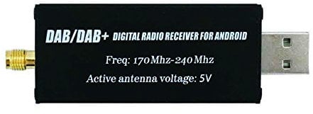 DAB/DAB + USB Adattatore, XISEDO DAB Dongle in Macchina DAB Ricevitore Radio Digitale DAB USB 2.0 Stick con DAB Antenna Auto per Android Autoradio