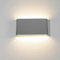 Topmo-plus Faretto da Parete Interni Lampada da Parete design Applique da Parete Corridoio Luci da parete grigio 12W LED IP65 18cm Grigio/bianco natural