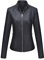 BELLIVERA Giacca PU da donna Primavera Autunno Pelle Cappotto Casual Corto per motocicli Cappotto 37 Nero XL