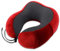 FANDARE Nackenkissen Reisekissen aus Memory-Schaum Neck Pillow Damen Herren Jugendliche Nackenhörnchen Nackenstützkissen Kissen mit maschinenwaschbar für Flugzeug/Auto/Zug Reisen,Zuhause,Büro rot
