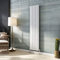 Vertical Designer Flat Panel Radiator White 1800x408mm Double Panel Modern Central Heating