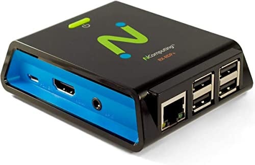 NComputing RX-RDP+ - Cliente ligero para Microsoft WVD/RDS, Verde VDI, vSpace Pro Enterprise