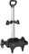 Carrello per Zaino, Carrello con Ruote Carrello a Mano Pieghevole Alluminio 6 Ruote Carrelli Portabagagli con Base di Confine Zaini Trolley per Bambini Adolescenti Adulti Scuola Viaggi