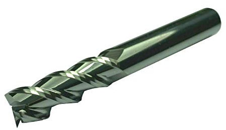 CNC QUALITÄT Fresa a fusto VHM, Ø 1-20 mm, fresa in metallo duro per la lavorazione in alluminio, taglio lucidato per una lavorazione ottimale, 3 mm