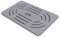 Castelmerlino Tarima para ducha gris tórtola en madera contrachapada marina Okumè 96x56 cm para platos de ducha 120x70/80 cm