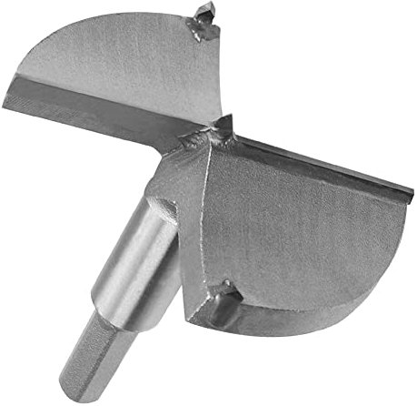 Auniwaig Forstnerbohrer, 90 mm Durchmesser, Holzlochsäge, Schneckenöffner, Hartmetall, Sechskant-Schaft, 80 mm Länge, Grau, Holzbearbeitung, Scharnier, Bohrbohrer, Fräser, 1 Stück