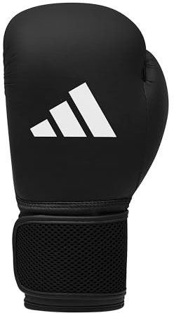 adidas Unisex – Erwachsene Hybrid 25 Boxhandschuhe, Schwarz, 14 oz EU