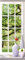 A.Monamour Türtapete Selbstklebend Türfolie Türposter 3D Grüne Bäume Wald Landschaft Durch Fenster Vinyl Folie Türdeko Tapete Wandbild Türaufkleber Türtattoo 90 x 200 cm