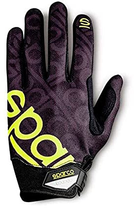 SPARCO MECA 3 HANDSCHUHE GRÖSSE 9 (S) SCHWARZ/GELB