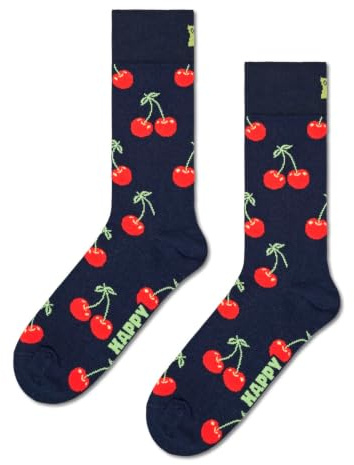 Happy Socks, Crew Socks, Optical Illusion Patterns Socks for Men and Women