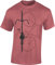 Fahrrad T-Shirt Herren : Bike Shadow - Rennrad Zubehör (Ancient Pink M)