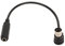 6.35mm to MIDI 5 Pin Cable, 90 Degree 6.35mm Female TRS to DIN 5 Pin Sound Adapter Cable for Speaker, Electric Piano, Guitar, MIDI Keyboards, Synthesizers, Etc