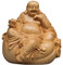 ＡＷＨＡＯ Buddha Statue Aus Holz, Kleine Fengshui Figur, Niedlich für Die Bürodekoration