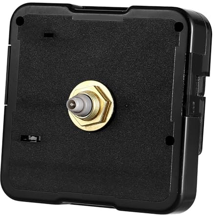 Hemobllo Quarz DIY Wanduhr Bewegungsmechanismus: Batteriebetrieben, Super Leises Uhrwerke, Uhr Reparatur Ersatzteile Zubehör Für Wanduhren