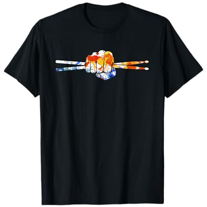 Schlagzeug Drummer Musiker Grafik T-Shirt