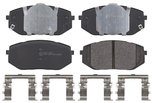 FEBI BILSTEIN Bremsbelagsatz, Scheibenbremse 183655 Vorderachse, Kompatibel mit: HYUNDAI TUCSON