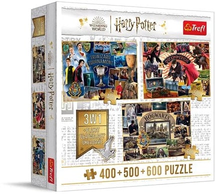 Trefl 91827 Harry Potter Hochelement-Puzzle, Mehrfarbig