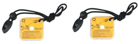 Toddmomy 2stücke Survival Signalspiegel Outdoor Retroreflector Notfallspiegel Orange Für Präzise Signalübertragung Und Lange Distanzen Für Camping Ski Und Notfälle