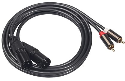 OSALADI 1 5 M Audiokabel – Auf Adapter Dual- Auf Dual- Signal-patchkabel Für Dvd/vcd/tv