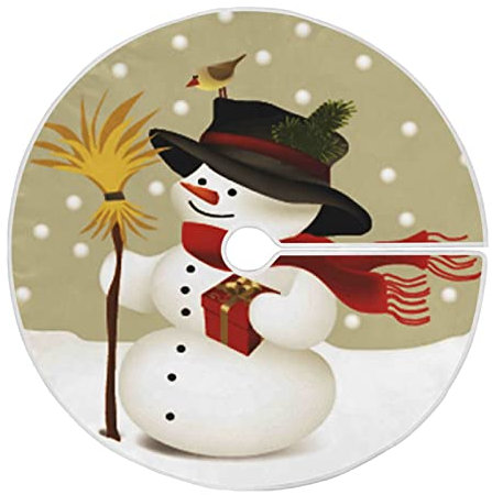 874 Christbaumdecke Winterschneemann Weihnachtsbaum Decke Decorations Weihnachten Baumrock Ideal Christbaum Decke Für Festival Atmosphere Neujahr Urlaub L