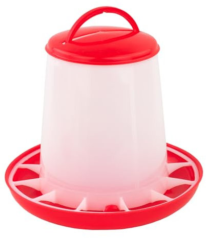 KCT 3kg Large Chicken Feeder Outdoor Poultry Food Dispenser Self Filling Gravity