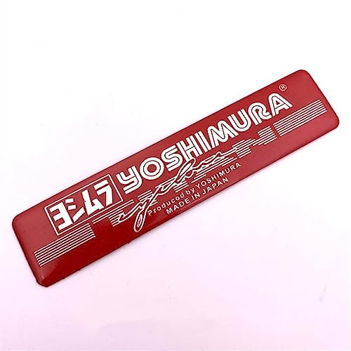 Motorrad-Auspuffrohr-Aufkleber, Hochtemperaturbeständiger Metall-Aluminium-Aufkleber, Logo, Modifizierter Personalisierter Dekorationsaufkleber (Color : JH131)