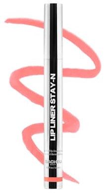 Sacheu Lip Liner STAY-N Peel Off Lip Stain — Long Lasting Matte Lip Tattoo Transfer Proof Lipstain Infused with Hyaluronic Acid & Vitamin E for All Skin Types — Vegan & Cruelty-Free, COREal