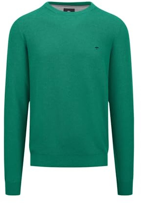 FYNCH-HATTON Pullover aus Baumwolle mit Rundhalsausschnitt Grass Green/XXL