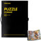 YMNLWZ Puzzle Aufbewahrung，Puzzle Mappe 1000 Teile, 20 transparente Taschen, tragbar, staubdicht und schmutzabweisend, Puzzle Liebhaber Geschenke (Black-A)