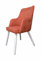 Stuhlmann Stühle - Stuhl Monaco 768 - Esszimmerstuhl, Küchenstuhl, Polsterstuhl, Wohnzimmerstuhl mit Holzbeinen (Orange)