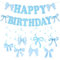Bogen - Motto Party Dekor Set - Banner & Wirbel für Mädchen Frauen Party Baby Shower