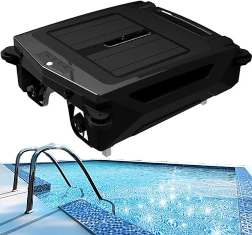 menglanchang Upgrade App Solar Powered Automatic Robotic Pool Skimmer Cleaner,Solar Pool Cleaner Dual Mode＆Overnight Continuous Cleaning,4.1l Waste Collection Drawer,For All Swimming Pool