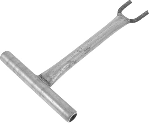 DIYEAH Clé À Vanne D'Eau À Manche Long De 10.83 Pouces Outil De Plomberie Avec Collier En Fonte Ergonomique Pour Fermeture Facile De Vannes Enterrées Et Usage Domestique