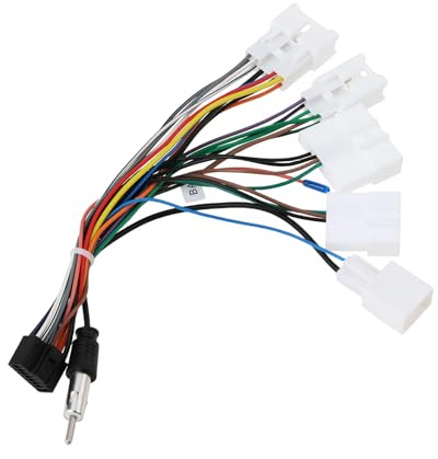 EMSea Faisceau de Câbles pour Autoradio 16 Broches Compatible avec Toyota Tous Les Modèles de 2004 à Aujourd'hui (Version Basse)