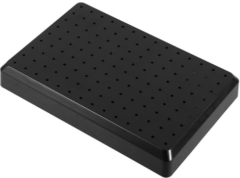 GOOHOCHY Base de Peinture au Pistolet en Plastique Noir, Support Fiable et Sécurisé pour Maquettes, pour Passionnés de Peinture Figurine et Modélisme