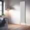 NRG White Oval Radiator Vertical 1800x472mm Double Panel Central Heating Radiators Perfect for Bathrooms Kitchen Living Room