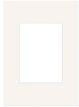 DEHA Design Passepartout Karton 29,7x42 cm (DIN A3) für Bilder im Format 21x29,7 cm (DIN A4), Elfenbein