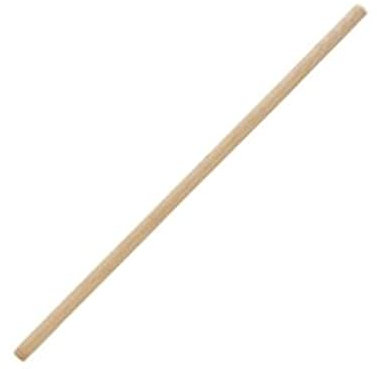 Acan - Mango de madera natural para rastrillo 120 cm, mango, palo de repuesto, madera sin tratar, resistente y duradero, herramienta de jardín
