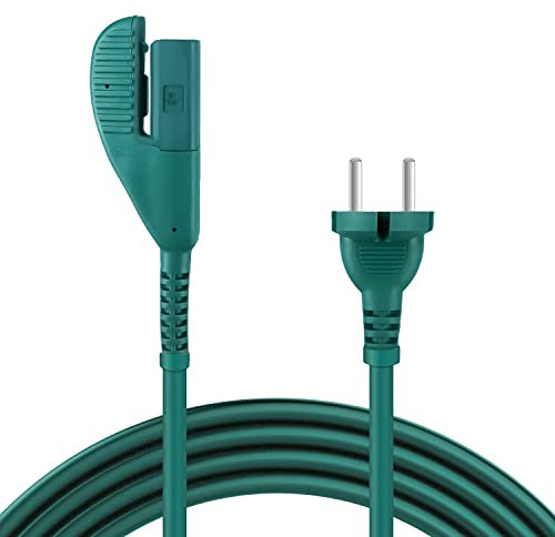 McFilter I 10 m Kabel geeignet für Vorwerk Kobold VK 135 VK 136 VK135 VK136, Stromkabel, Ersatzkabel, Anschlusskabel Leitung Staubsauger Stielstaubsauger