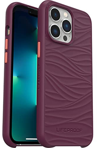 LifeProof Wake Hülle für iPhone 13 Pro, stoßfest, Sturzschutz bis 2 Meter, schlanke schützende Hülle, Nachhaltig hergestellt aus recyceltem Ozeanplastik, Lila