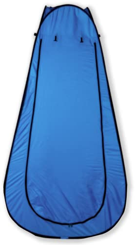 Portable Outdoor Instant Pop Up Tent Privacy Camping Shower Toilet Changing Room (Blue)