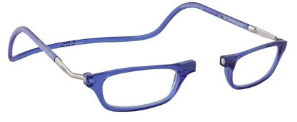 CliC Eyewear - Herren Lesebrille XL - Lesebrille mit Magnet - Polyamid TR90 - Flexible Single Vision (3.5, blau)