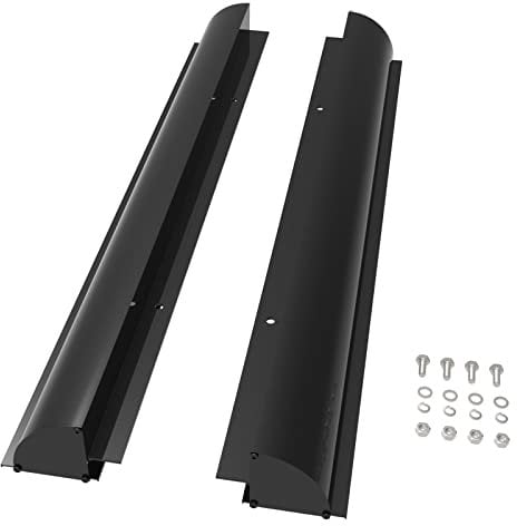 enjoy solar Solarmodul Aluminium 670mm Halterung, Haltespoiler Dachführung in Schwarz mit vorgebohrten Löchern, ideal für Wohnmobile Caraven Boot