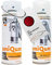 UniQum Autolack + Klarlack 2K Spraydose fürs Auto für FIAT ROSSO PROFONDO 255A Autolack Reparatur 2 x 400 ml