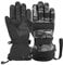 Reusch Connor R-TEX XT Junior warme, wasserdichte, Winddichte und atmungsaktive Winterhandschuhe Fingerhandschuhe Skihandschuhe für Kinder Kids Jugendliche Mädchen und Jungen, Camouflage-schwarz, 5