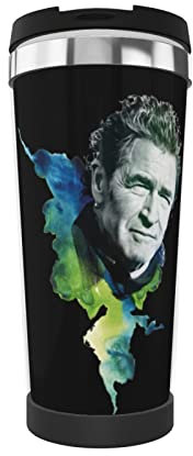 Oudrspo Peter Mug Maffay Isolierte Kaffeetasse mit leckerem Deckel, Doppelwand Edelstahl Reisebecher für Auto, Zuhause, Büro