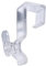 SOMA Fensterhaken Tranparent 17 mm 20er Set für Dekorationen, klebefrei, ohne Schrauben