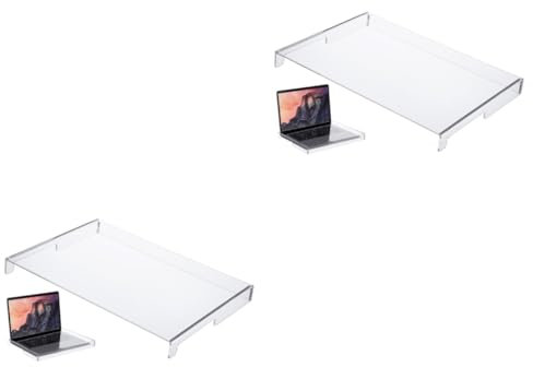 Garneck 2pcs Acrylic Keyboard Cover Protector for 14 Inch Water-resistant Easy to Clean